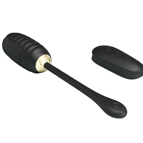 PRETTY LOVE - DOREEN HUEVO VIBRADOR DE LUJO RECARGABLE NEGRO