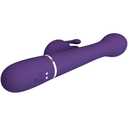 PRETTY LOVE - DEJON VIBRADOR RABBIT 3 EN 1 MULTIFUNCIN MORADO