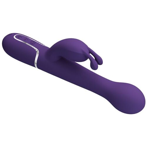 PRETTY LOVE - DEJON VIBRADOR RABBIT 3 EN 1 MULTIFUNCIN MORADO