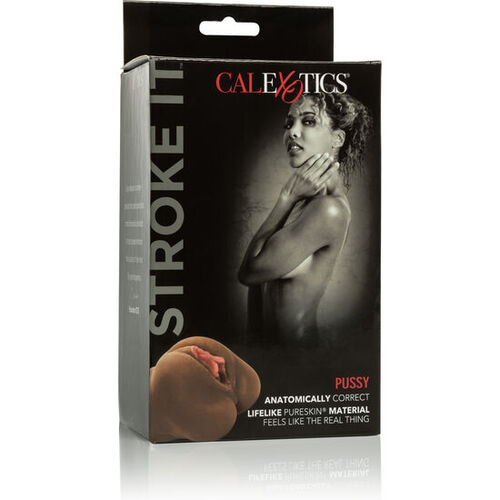 CALEXOTICS - STROKE IT MASTURBADOR VAGINA MARRÓN