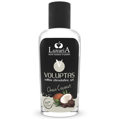 LUXURIA VOLUPTAS GEL MASAJE COMESTIBLE EFECTO CALOR - COCO Y CREMA 100 ML